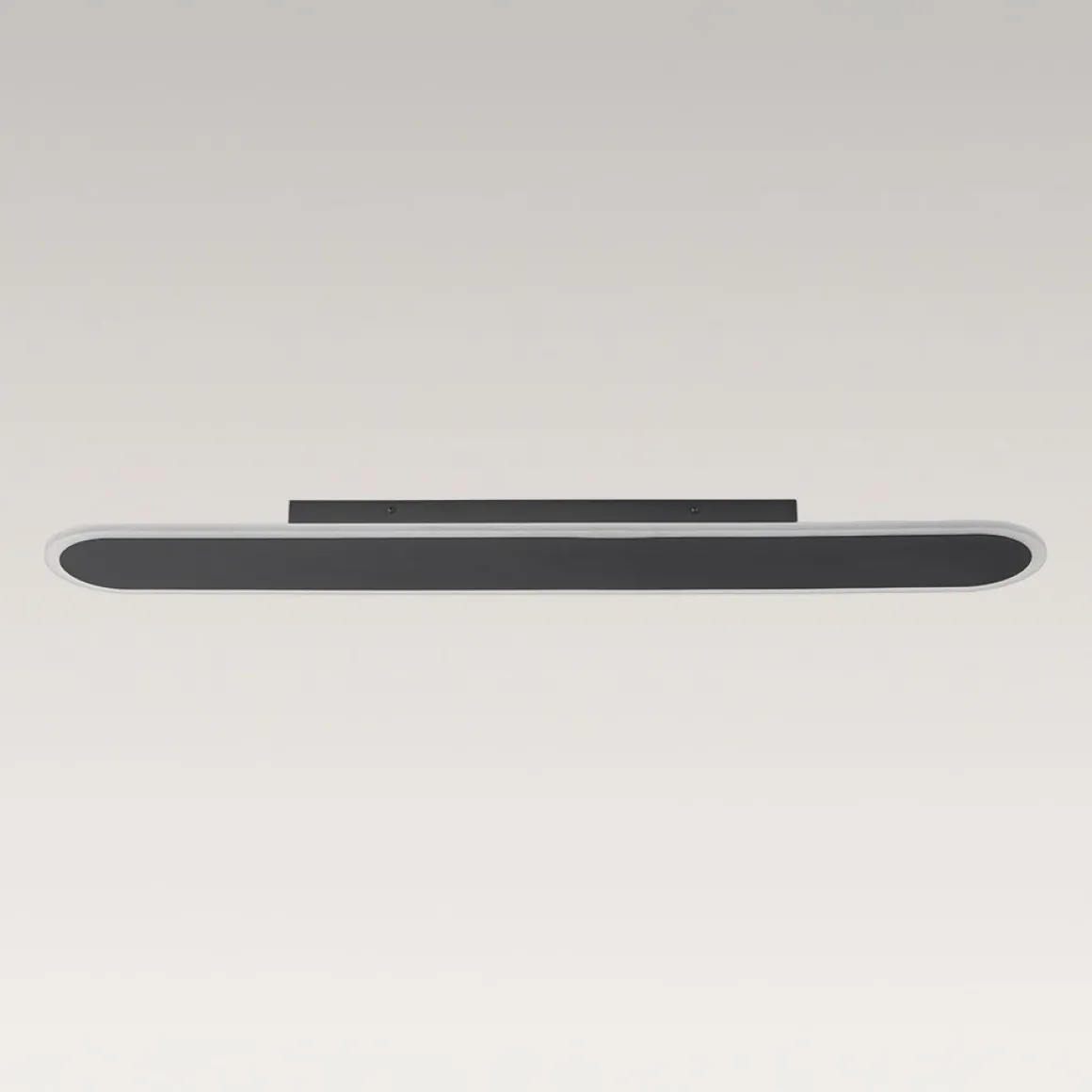 Contemporary Long Oval Warm Dimmable LED Ceiling Light