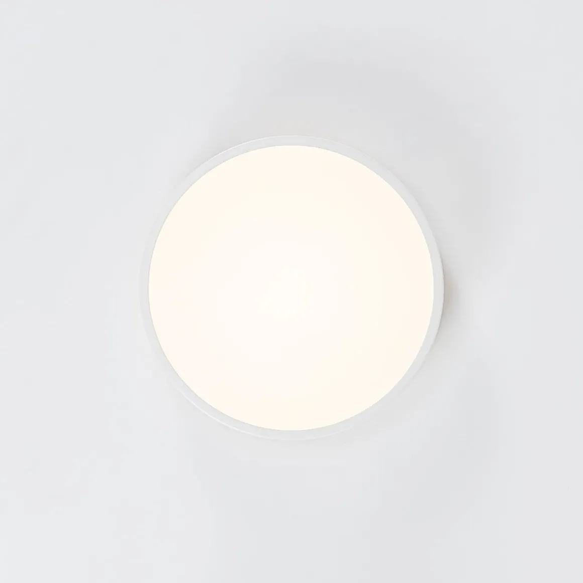 Contemporary Wood Round Dimmable LED Ceiling Light