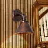 Copper Adjustable Head Cone Wall Sconce Ceiling Light