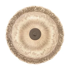 Decorative Clear Glazed Glass Round LED Ceiling Light