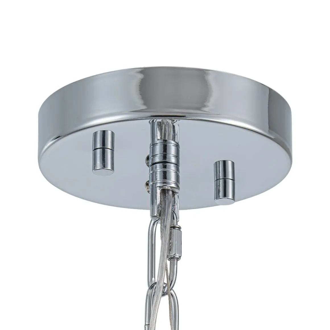 Designer Cluster Glass Globe Metal Dome Pendant Light