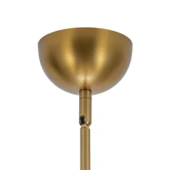 Designer Dimmable LED 8-light Glass Tiered Sputnik Chandelier