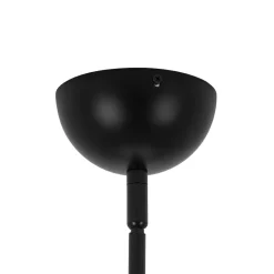 Designer 9-light Glass Dimmable LED Linear Sputnik Chandelier