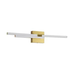 Designer 3-Light Tetris Linear Dimmable LED Vanity Wall Sconce