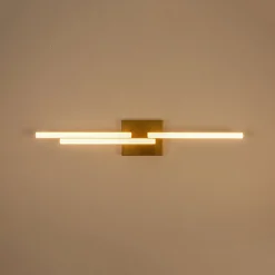 Designer 3-Light Tetris Linear Dimmable LED Vanity Wall Sconce