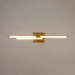 Designer 3-Light Tetris Linear Dimmable LED Vanity Wall Sconce