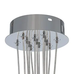 Dimmable Cluster Sculpture Texture Glass Globe Bubble Chandelier
