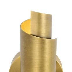 Dimmable LED Aged Brass Up Down Metal Tube Wall Sconce