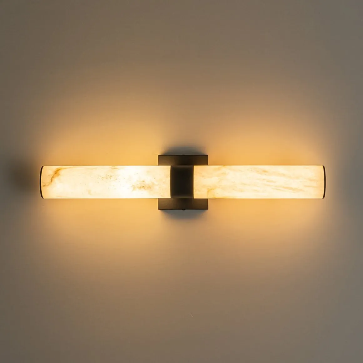 Dimmable LED Marble Tube Linear Bathroom Wall Sconce