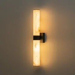 Dimmable LED Marble Tube Linear Bathroom Wall Sconce