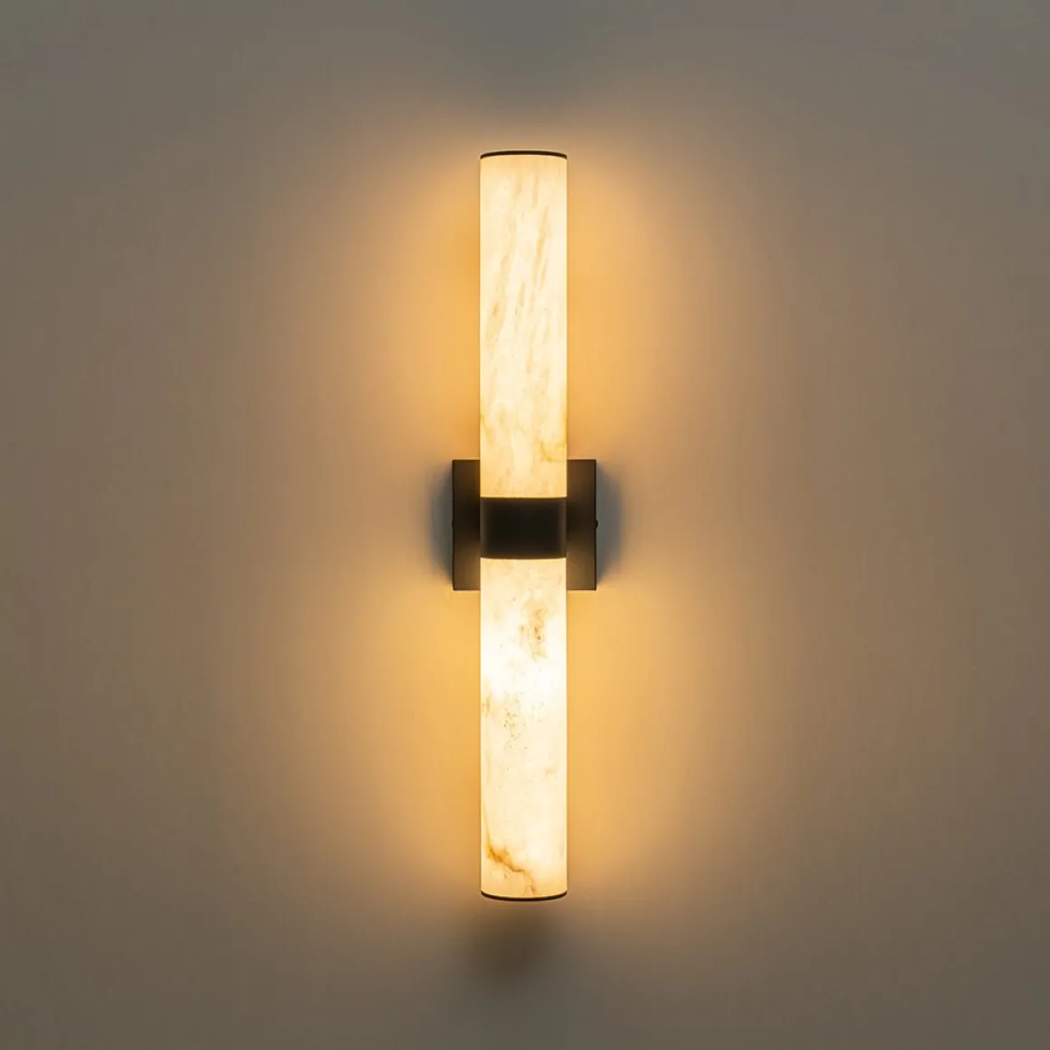 Dimmable LED Marble Tube Linear Bathroom Wall Sconce