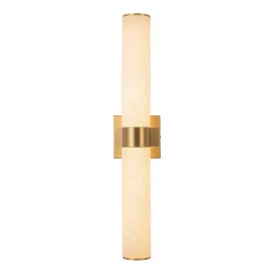 Dimmable LED Marble Tube Linear Bathroom Wall Sconce
