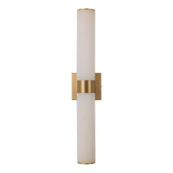 Dimmable LED Marble Tube Linear Bathroom Wall Sconce