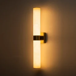 Dimmable LED Marble Tube Linear Bathroom Wall Sconce