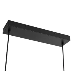 Dimmable LED Ribbed Glass Shade Kitchen Island Chandelier