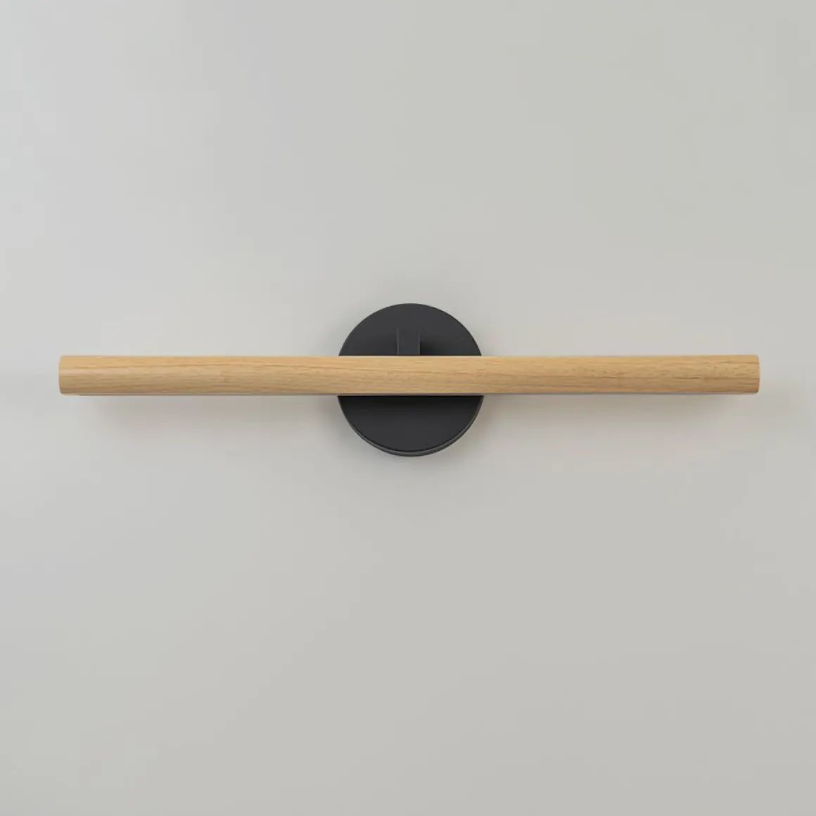 Dimmable LED Rotatable Linear Wooden Vanity Sconce Picture Light