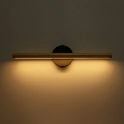 Dimmable LED Rotatable Linear Wooden Vanity Sconce Picture Light