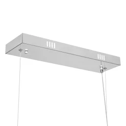 Dimmable LED Twisted Crystal Linear Island Chandelier