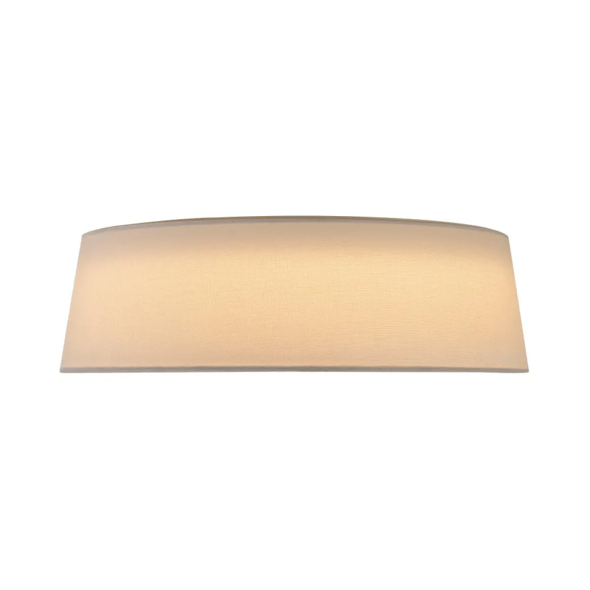 Dimmable LED White Fabric Milky Glass Drum Ceiling Light