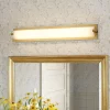 Dimmable LED Wide Linear Frosted Glass Tube Vanity Wall Lamp