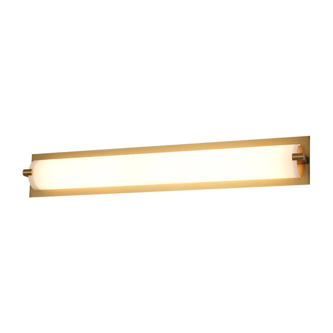 Dimmable LED Wide Linear Frosted Glass Tube Vanity Wall Lamp