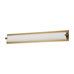 Dimmable LED Wide Linear Frosted Glass Tube Vanity Wall Lamp