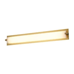 Dimmable LED Wide Linear Frosted Glass Tube Vanity Wall Lamp