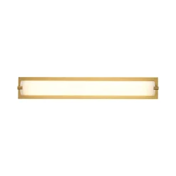 Dimmable LED Wide Linear Frosted Glass Tube Vanity Wall Lamp