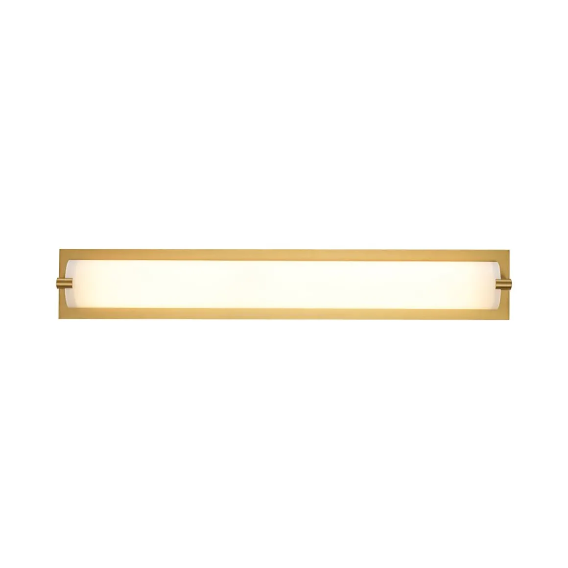 Dimmable LED Wide Linear Frosted Glass Tube Vanity Wall Lamp