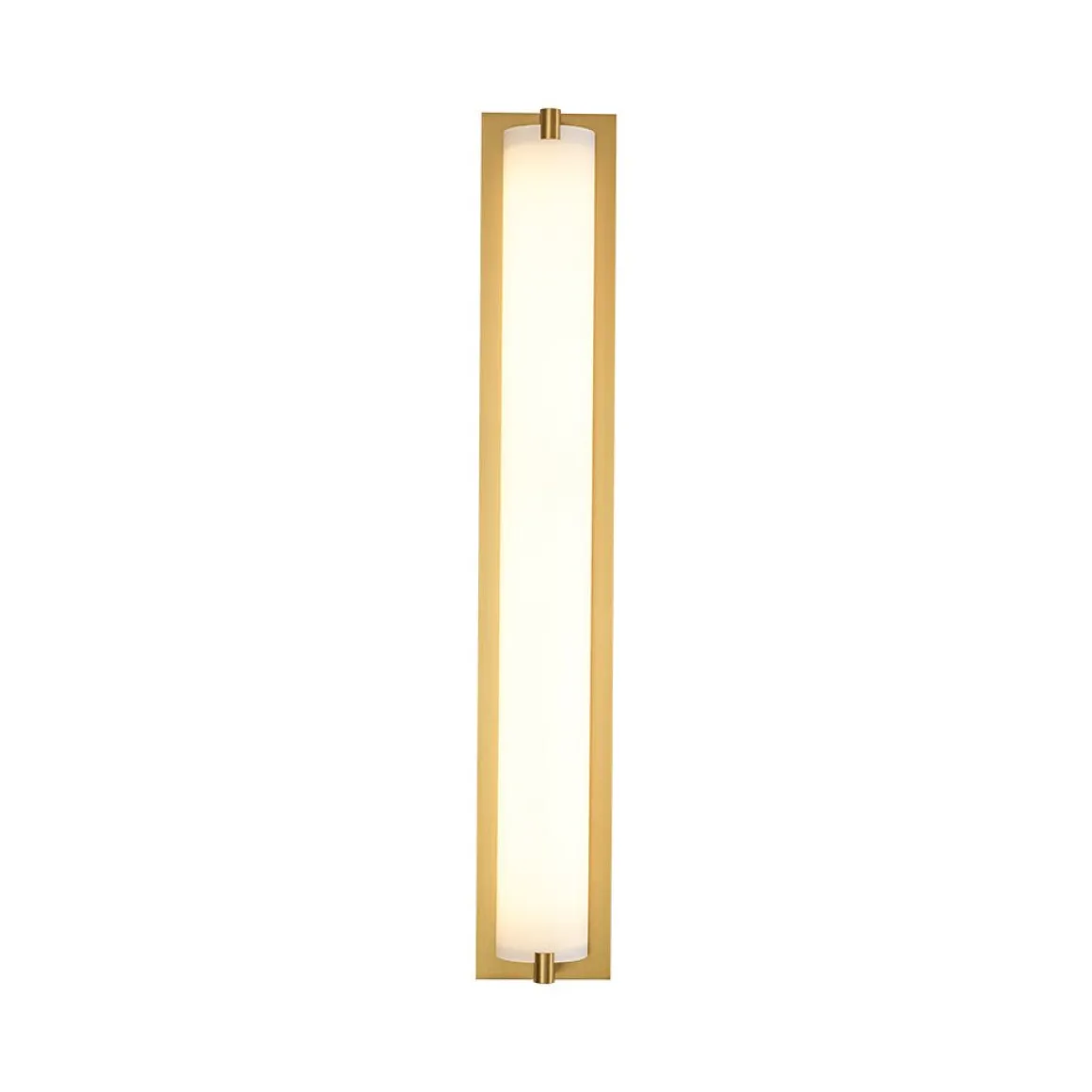 Dimmable LED Wide Linear Frosted Glass Tube Vanity Wall Lamp