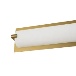 Dimmable LED Wide Linear Frosted Glass Tube Vanity Wall Lamp