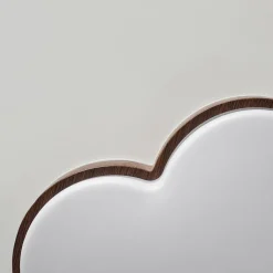 Dimmable LED Wood Accented Cloud Kids Ceiling Light