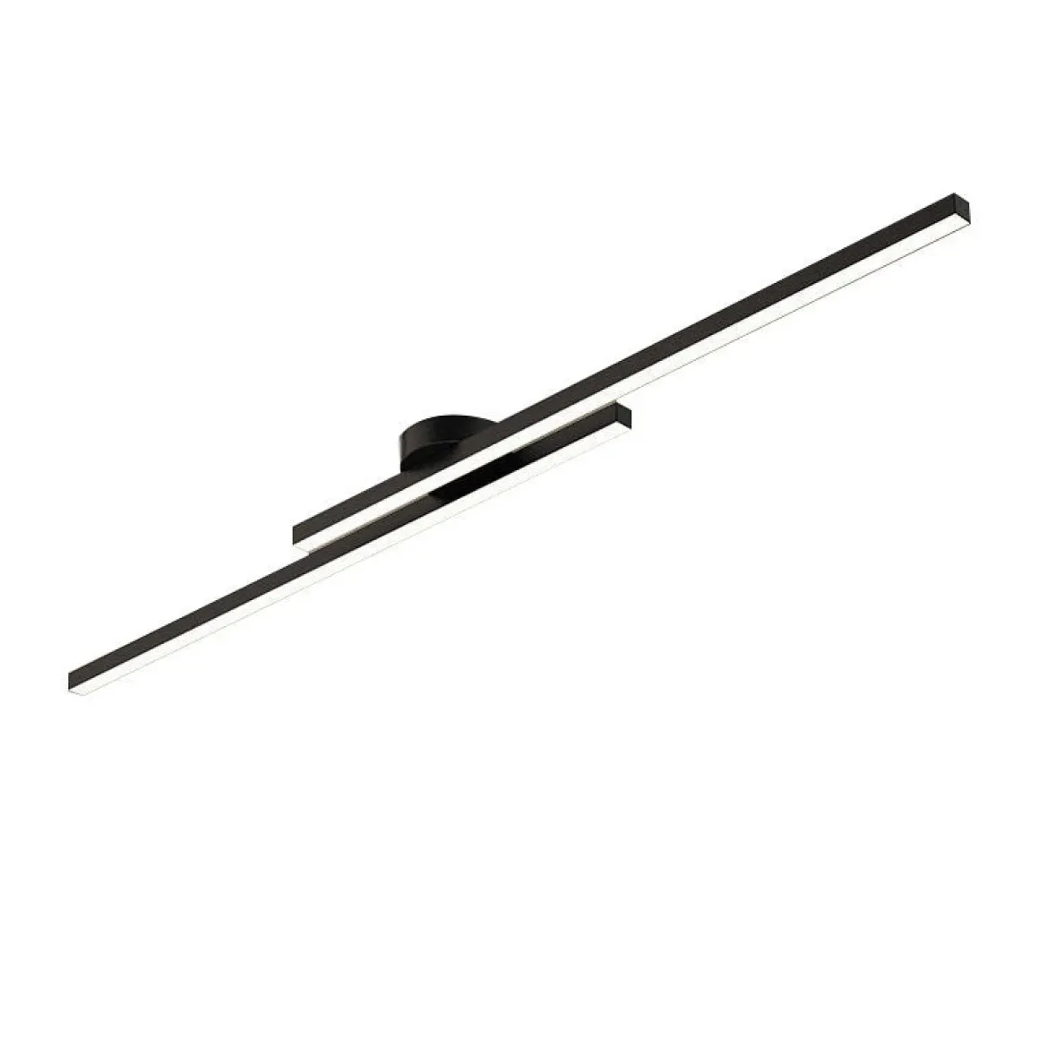 Dimmable 2-Light Long Strip Linear LED Flush Mount