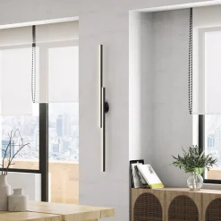 Dimmable 2-Light Long Strip Linear LED Flush Mount