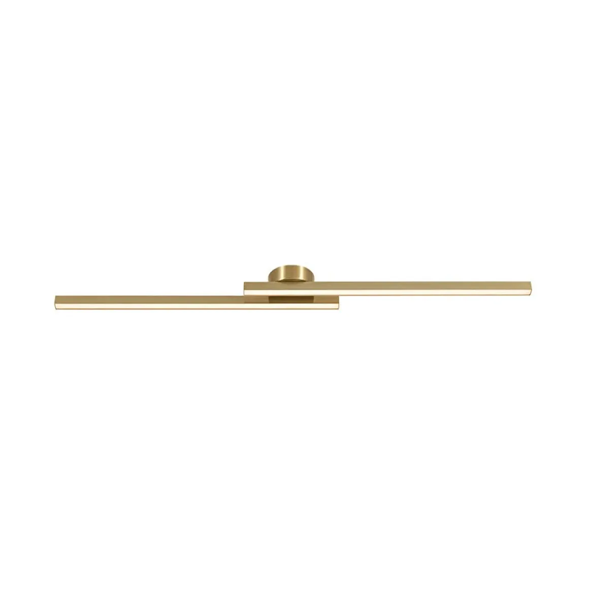 Dimmable 2-Light Long Strip Linear LED Flush Mount