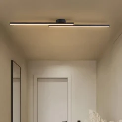 Dimmable 2-Light Long Strip Linear LED Flush Mount
