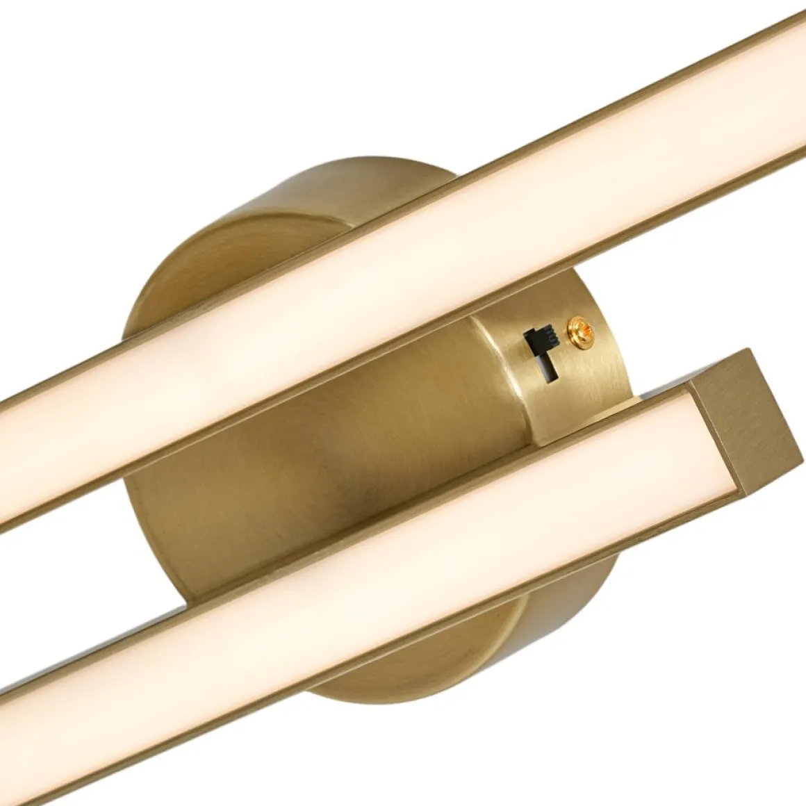 Dimmable 2-Light Long Strip Linear LED Flush Mount