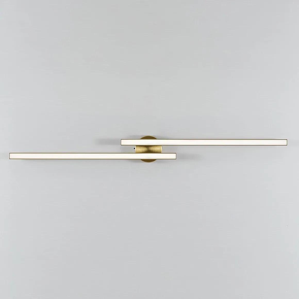 Dimmable 2-Light Long Strip Linear LED Flush Mount