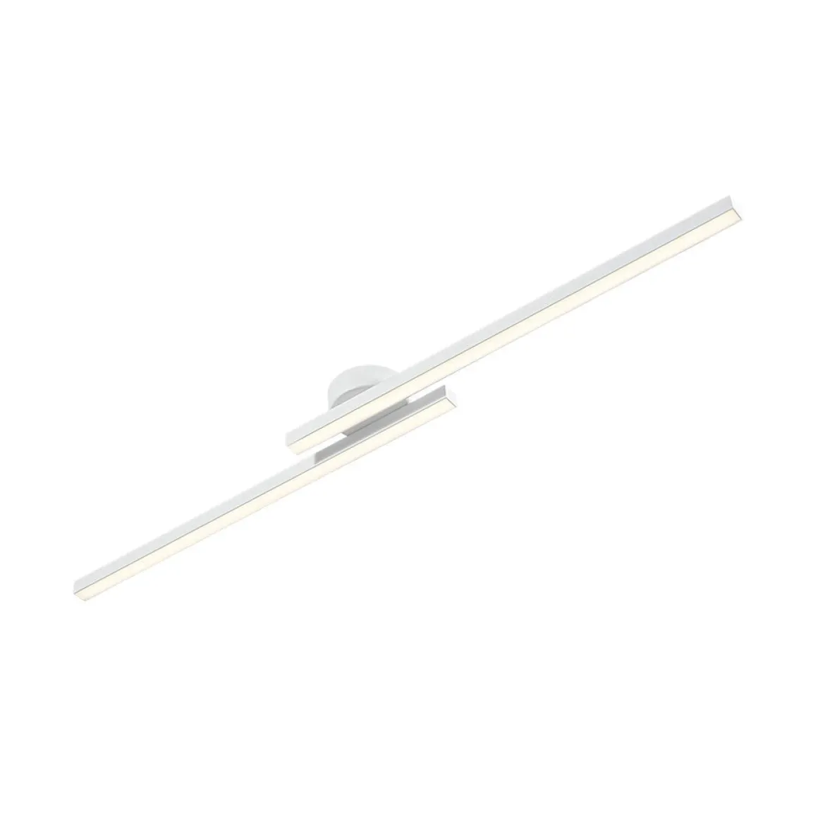 Dimmable 2-Light Long Strip Linear LED Flush Mount