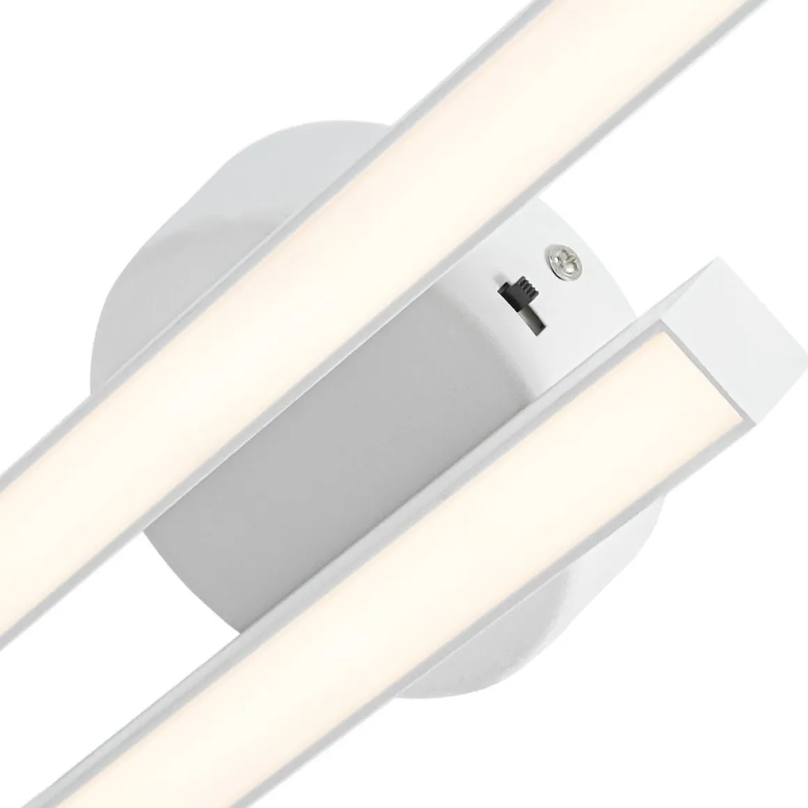 Dimmable 2-Light Long Strip Linear LED Flush Mount