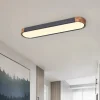 Dimmable Minimalist Long Oval Flush Mount LED Light