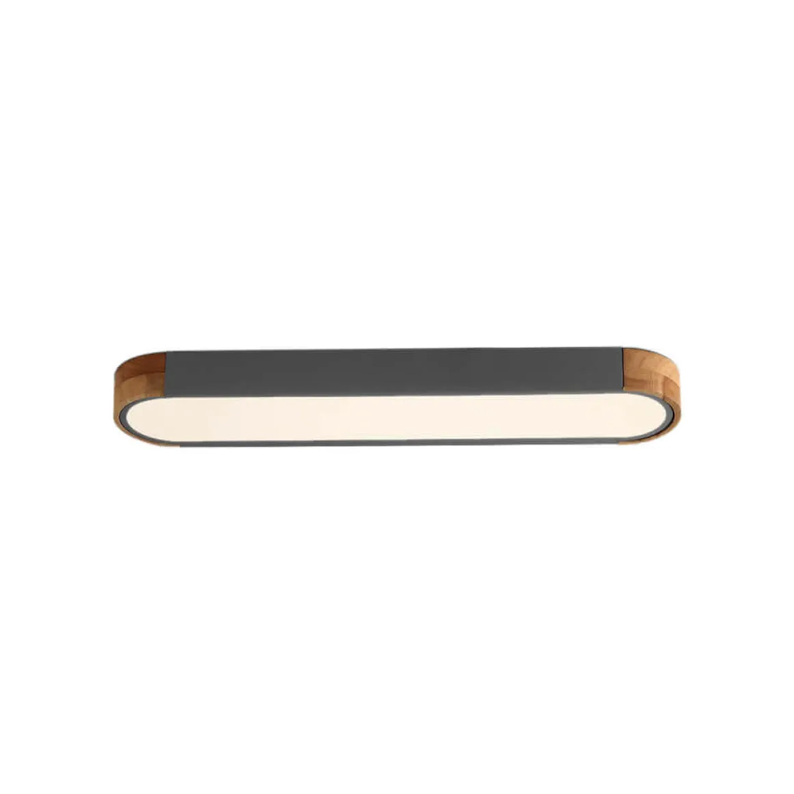 Dimmable Minimalist Long Oval Flush Mount LED Light