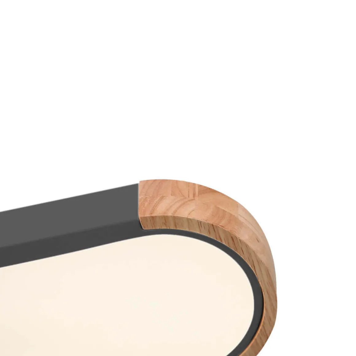 Dimmable Minimalist Long Oval Flush Mount LED Light