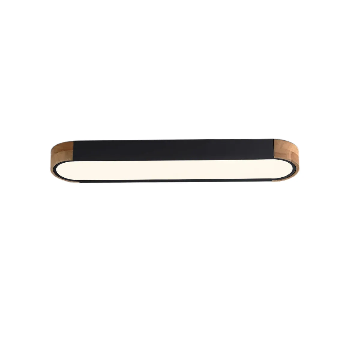 Dimmable Minimalist Long Oval Flush Mount LED Light