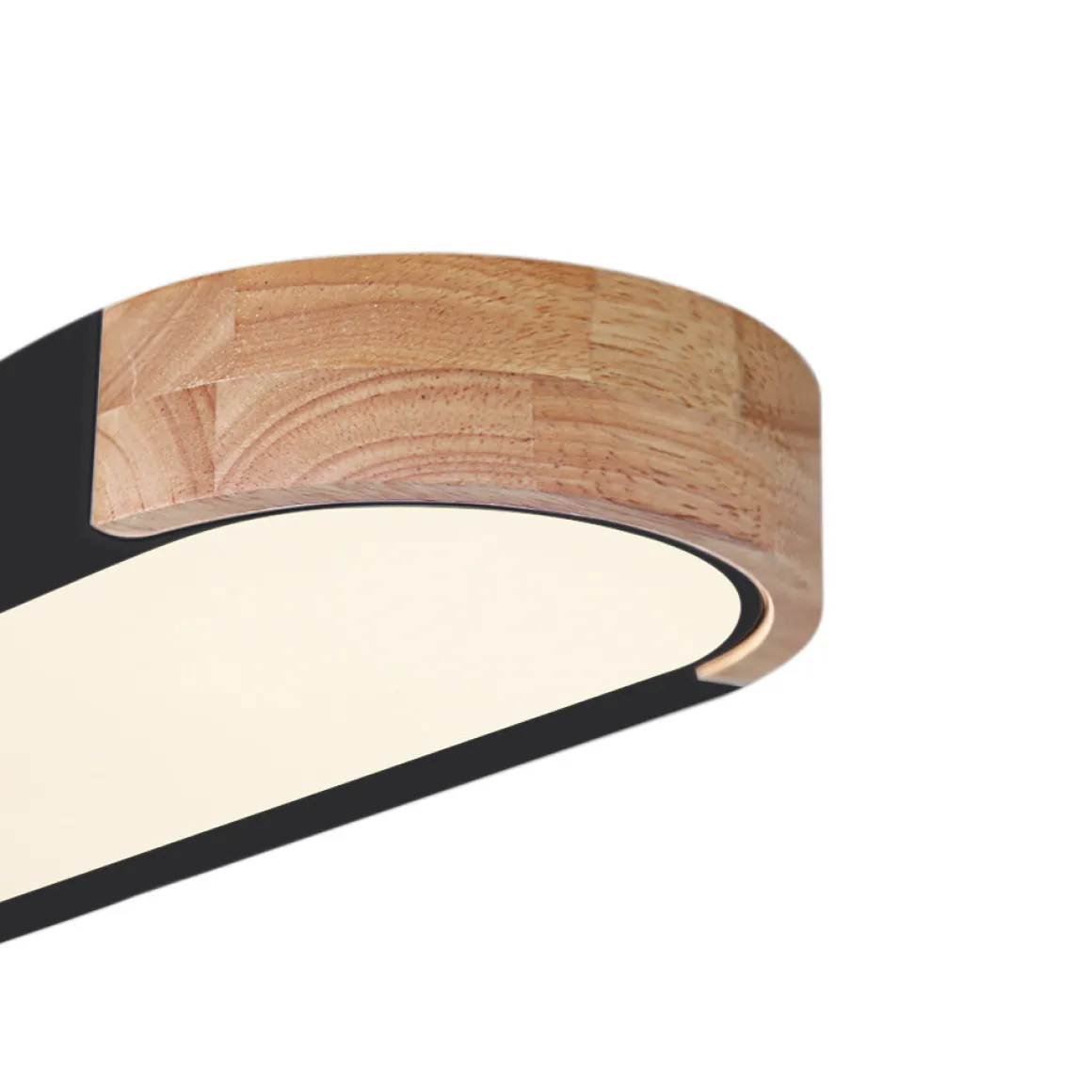 Dimmable Minimalist Long Oval Flush Mount LED Light