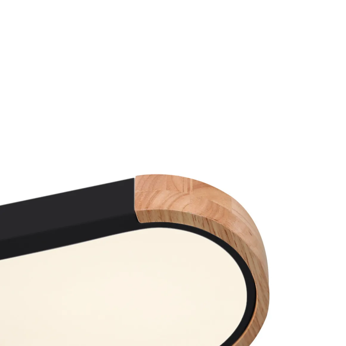 Dimmable Minimalist Long Oval Flush Mount LED Light