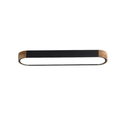 Dimmable Minimalist Long Oval Flush Mount LED Light