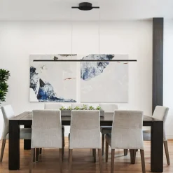 Dimmable Minimalist Tube LED Linear Pendant