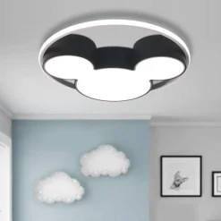 Dimmable Modern Mickey Design LED Flush Ceiling Light
