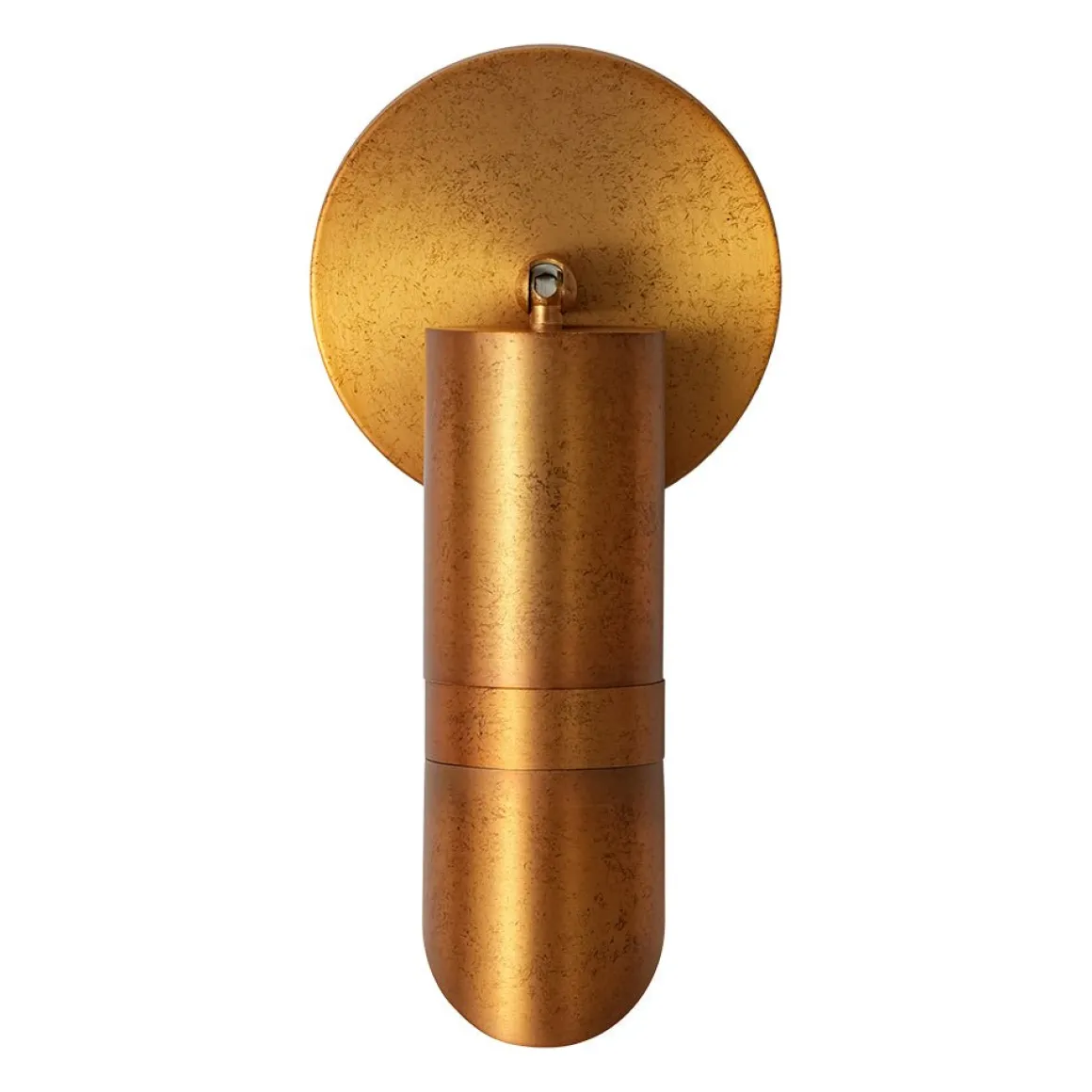 Distressed Brass Adjustable Dimmable LED Single Spotlight